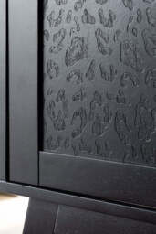 Small Black Leopard Print Sideboard - thumbnail 4