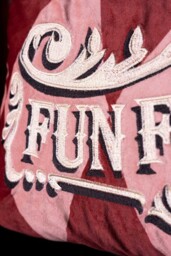 Gold Embroidered Fun For All Cushion - thumbnail 4