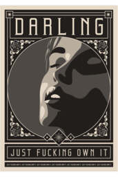 Darling Just Fucking Own It Art Print - Available Framed Or Unframed - thumbnail 5