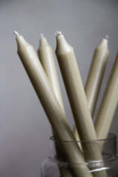 Beautiful Dinner Candle - Sage Green - thumbnail 3