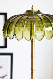 Gold & Green Desert Palm Floor Lamp - thumbnail 3