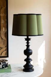 Green Scalloped Easyfit Lampshade - thumbnail 4