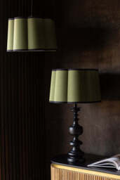 Green Scalloped Easyfit Lampshade - thumbnail 3