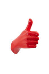 Thumbs Up Hand Wall Art & Coat Hook - thumbnail 3