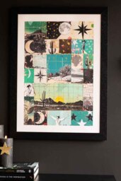 Green Wild West Print - Framed Or Unframed Available - thumbnail 3