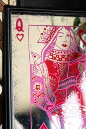 Queen Of Hearts Decorative Playing Card Mirror - thumbnail 3