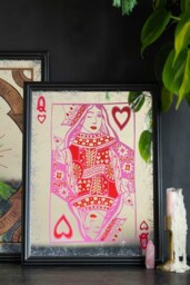 Queen Of Hearts Decorative Playing Card Mirror - thumbnail 5