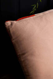 HKLIVING Red & Pink Stripe Velvet Cushion - thumbnail 5