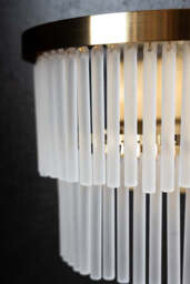 Gold Tiered Glass Wall Light - thumbnail 4