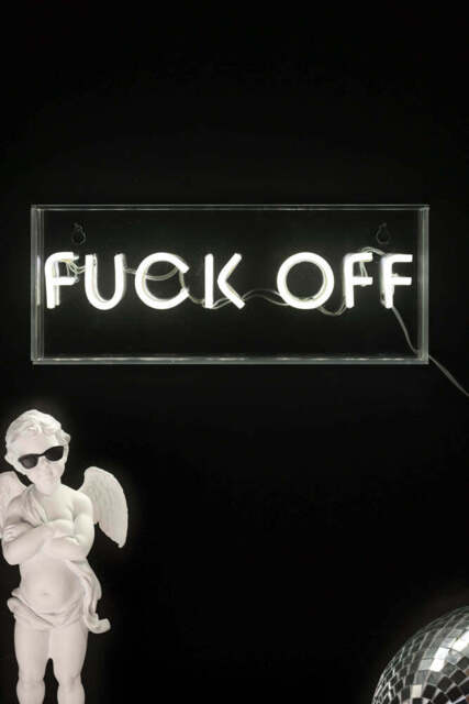 Fuck Off LED Neon Acrylic Light Box - image 1