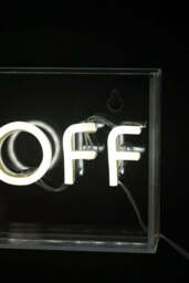 Fuck Off LED Neon Acrylic Light Box - thumbnail 4