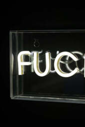 Fuck Off LED Neon Acrylic Light Box - thumbnail 3