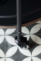 Antiqued-Style 3 Tier Metal Drinks Trolley - thumbnail 5