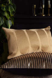 Gold Embroidered Cushion - thumbnail 3
