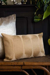 Gold Embroidered Cushion - thumbnail 1