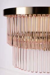 Pink Tiered Glass Wall Light - thumbnail 5