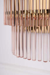 Pink Tiered Glass Wall Light - thumbnail 3