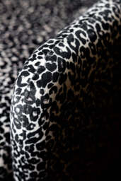 The Edie Monochrome Leopard Velvet Armchair - thumbnail 4