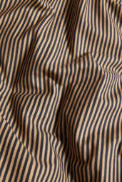 Black Pencil Stripe Scalloped Edge Bedding Set - Available in 4 Sizes - thumbnail 4