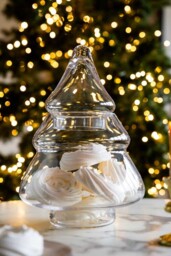 Christmas Tree Glass Storage Jar - thumbnail 1