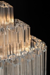 Stunning Art Deco Crystal Chandelier - thumbnail 5