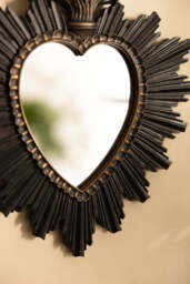 Sacred Heart Black Frame Decorative Mirror - thumbnail 4