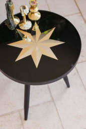 Small Black Star Side Table - thumbnail 5