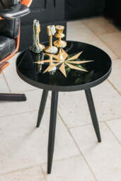 Small Black Star Side Table - thumbnail 4