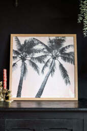Vintage Pink Palms 50cm x 50cm Art Print - Available in 4 Options - thumbnail 5