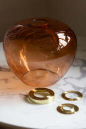 Easyfit Amber Glass Ceiling Light Shade - thumbnail 5