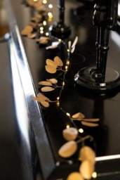 Gold Eucalyptus Fairy Lights - thumbnail 3
