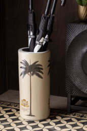 Palm Tree, Royal Seal Inspired Printed Umbrella Stand - thumbnail 3