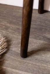 Dark Wood Basket Weave 2-Drawer Bedside Table - thumbnail 5