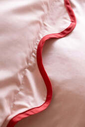Ooh La La Pink & Red Scallop Edge Bedding Set - thumbnail 5