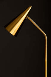 Contemporary Brass Floor Lamp - thumbnail 4