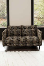 The Lola 2 Seater Sofa in Tiger Print Velvet - thumbnail 5