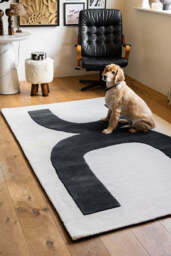 Abstract Canvas Rug - 3 Sizes Available - thumbnail 1