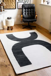 Abstract Canvas Rug - 3 Sizes Available - thumbnail 4