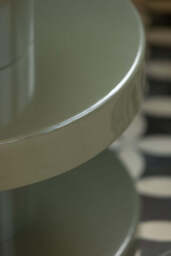 Glossy Olive Green Side Table - thumbnail 5