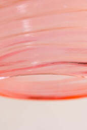 Swirled Glass Easyfit Ceiling Light Shade in Pink - thumbnail 4