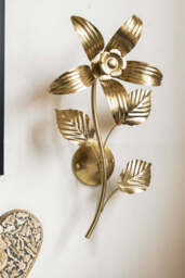 Gold Flower Wall Light - thumbnail 3