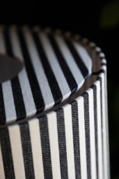 Black & White Stripe Table Lamp - thumbnail 4