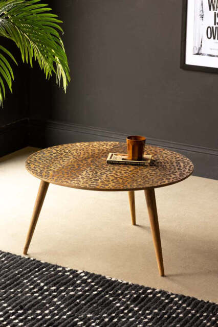 Natural Leopard Love Coffee Table