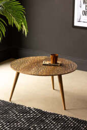 Natural Leopard Love Coffee Table - thumbnail 1
