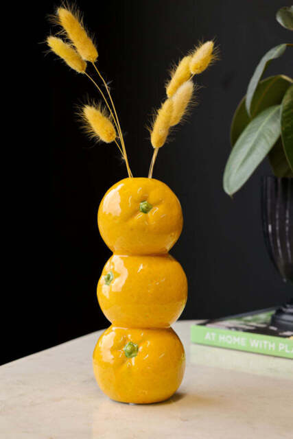 Trio Of Oranges Vase - image 1