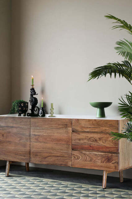 Wood & Marble Barcelona Sideboard - image 1