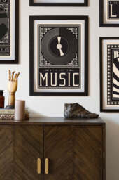 Lost In The Music Art Print - Available Framed Or Unframed - thumbnail 1