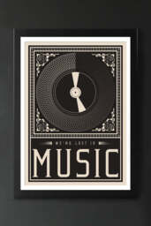 Lost In The Music Art Print - Available Framed Or Unframed - thumbnail 4