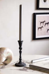 Beautiful Dinner Candle - Metallic Silver - thumbnail 5