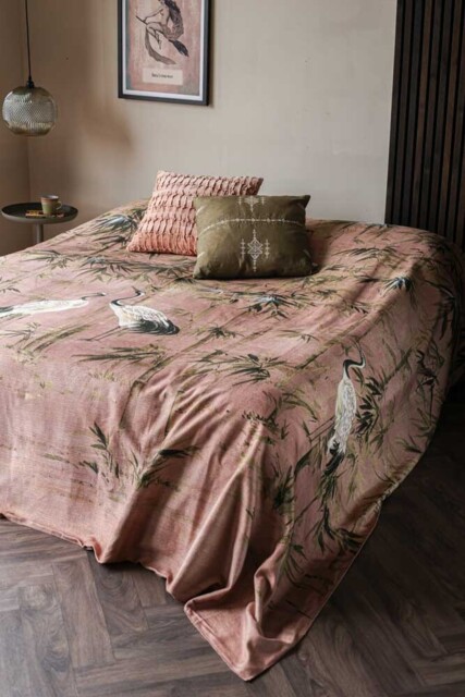 Cedomin Quilt Tapestry Throw In Rose - image 1